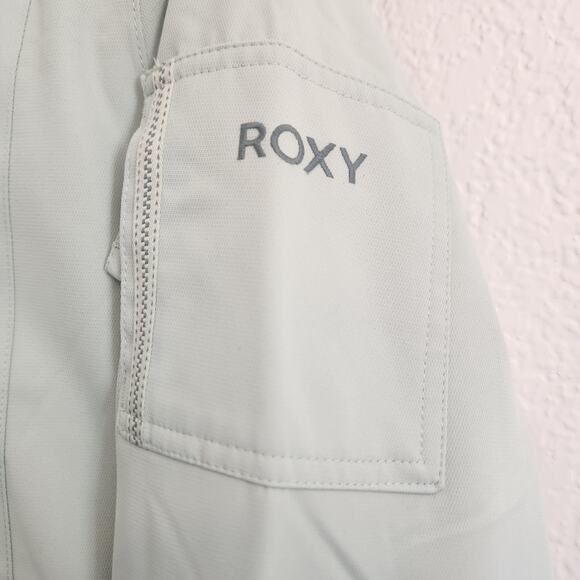 Roxy Girls Size 16/XXL Mint Colored Faux Fur Snow Jacket NWT - Picture 4 of 10